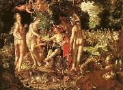 WTEWAEL, Joachim The Judgment of Paris jkgy oil on canvas